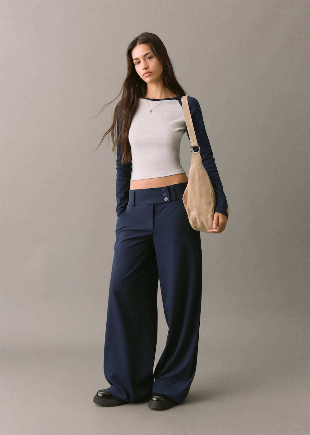 Straight trousers